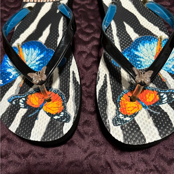 Brighton women’s flat flip flops - Picture 3 of 7